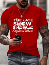 🔥Buy 3 Get 15% Off Men's Retro Last Show Print T-Shirt