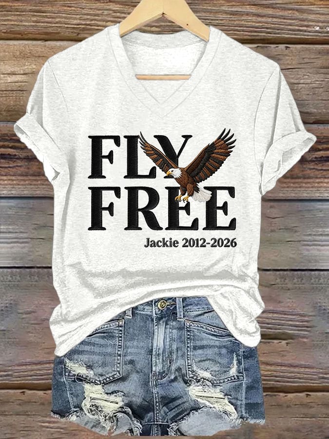 Women's Fly Free Jackie Print T-shirt