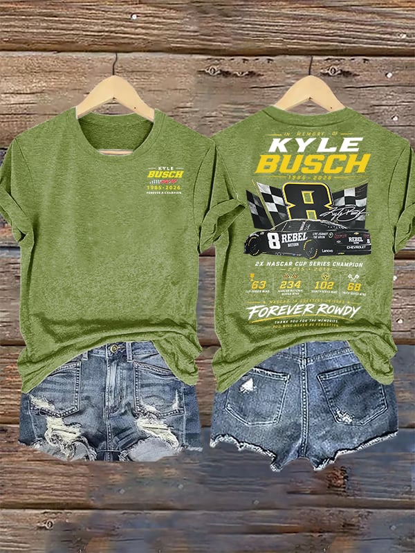 Women's  Racing Print T-Shirt