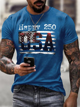 Men's Casual Printed Short-Sleeve T-Shirt