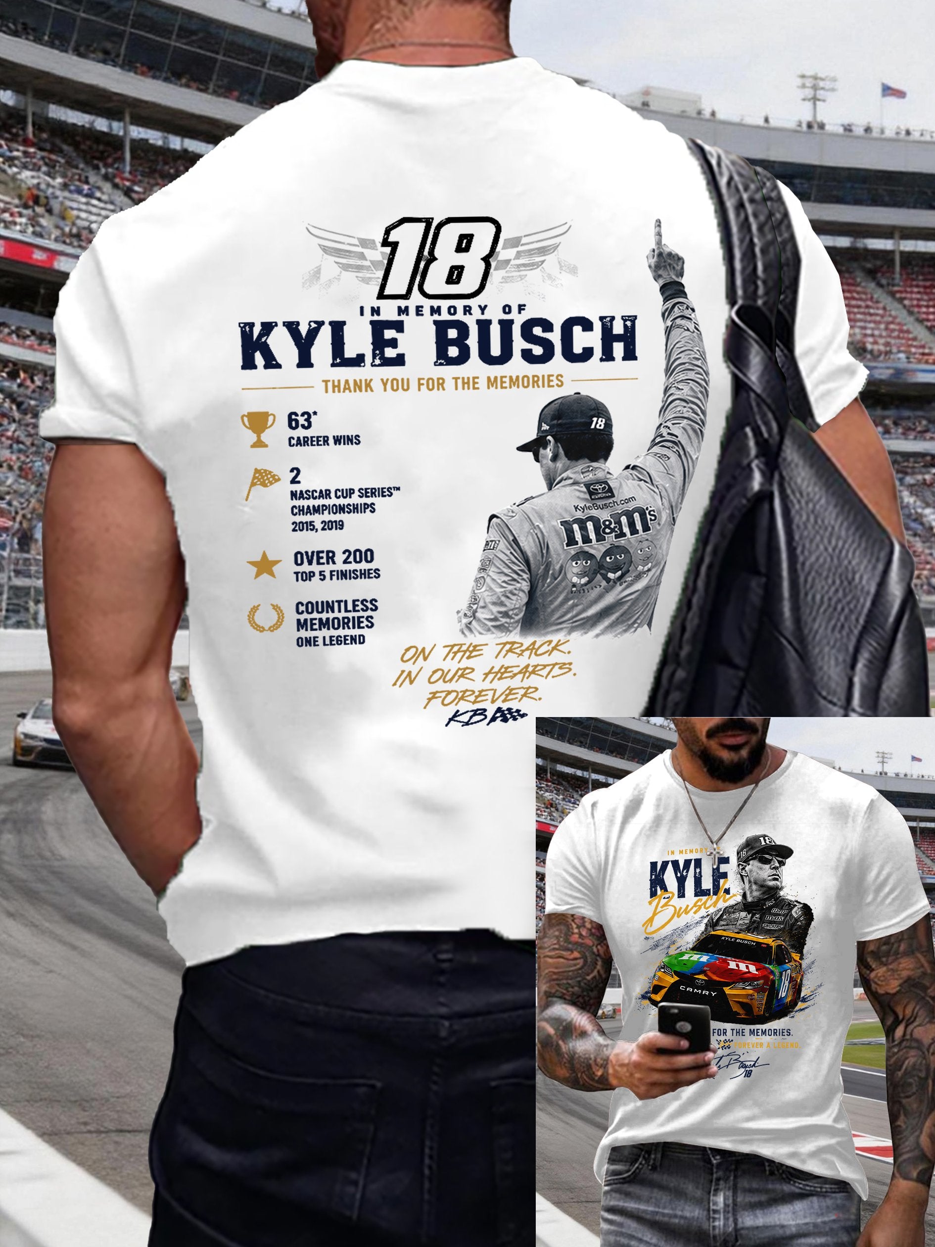 Men's Racing Legend Memorial  Print T-Shirt