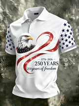 Men's U.S. 250th Anniversary Short-Sleeve Printed Polo Shirt