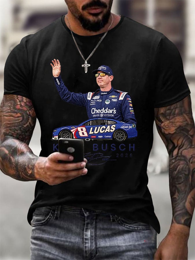 Men's Casual Printed Short-Sleeve T-Shirt