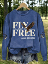 Women's Fly Free Jackie Print Casual Sweatshirt