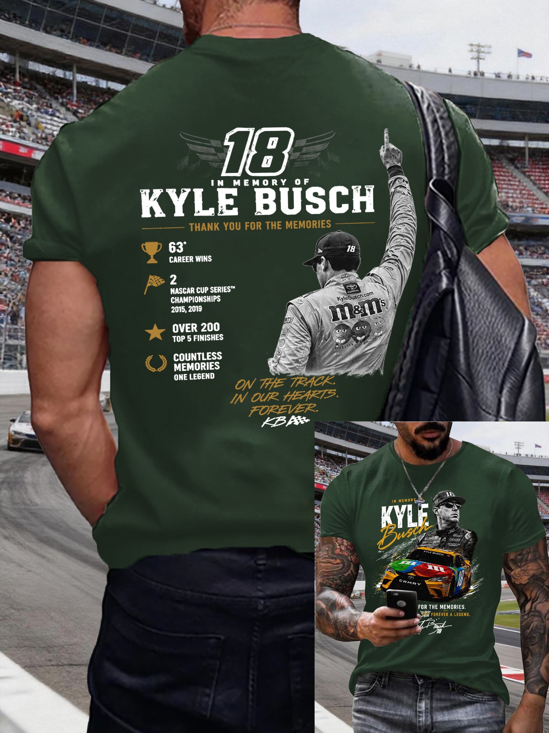 Men's Racing Legend Memorial  Print T-Shirt