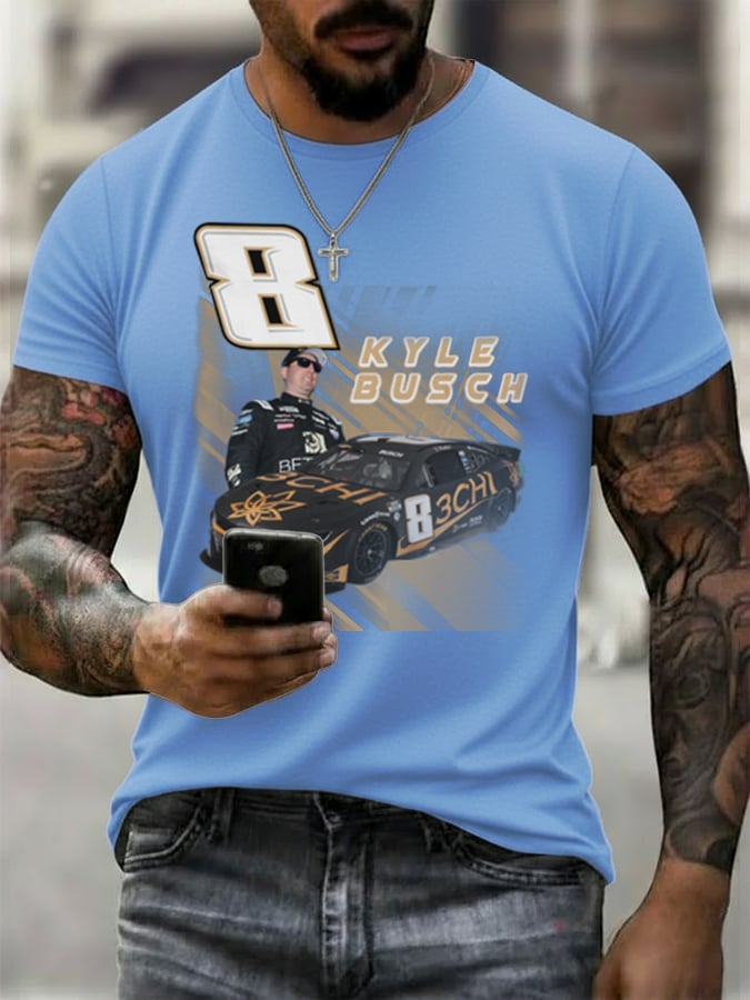 Men's Racing Print T-Shirt