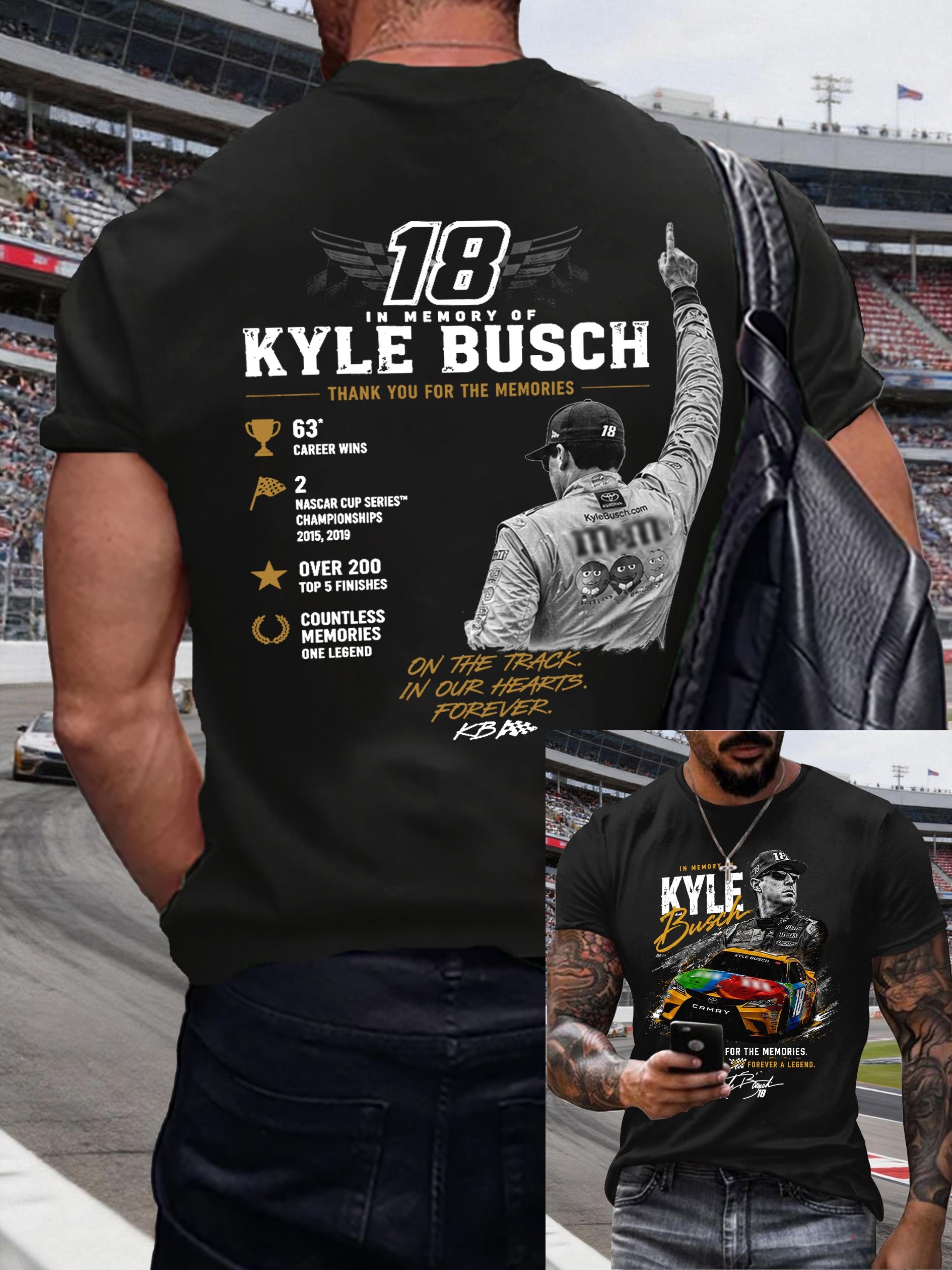 Men's Racing Legend Memorial  Print T-Shirt