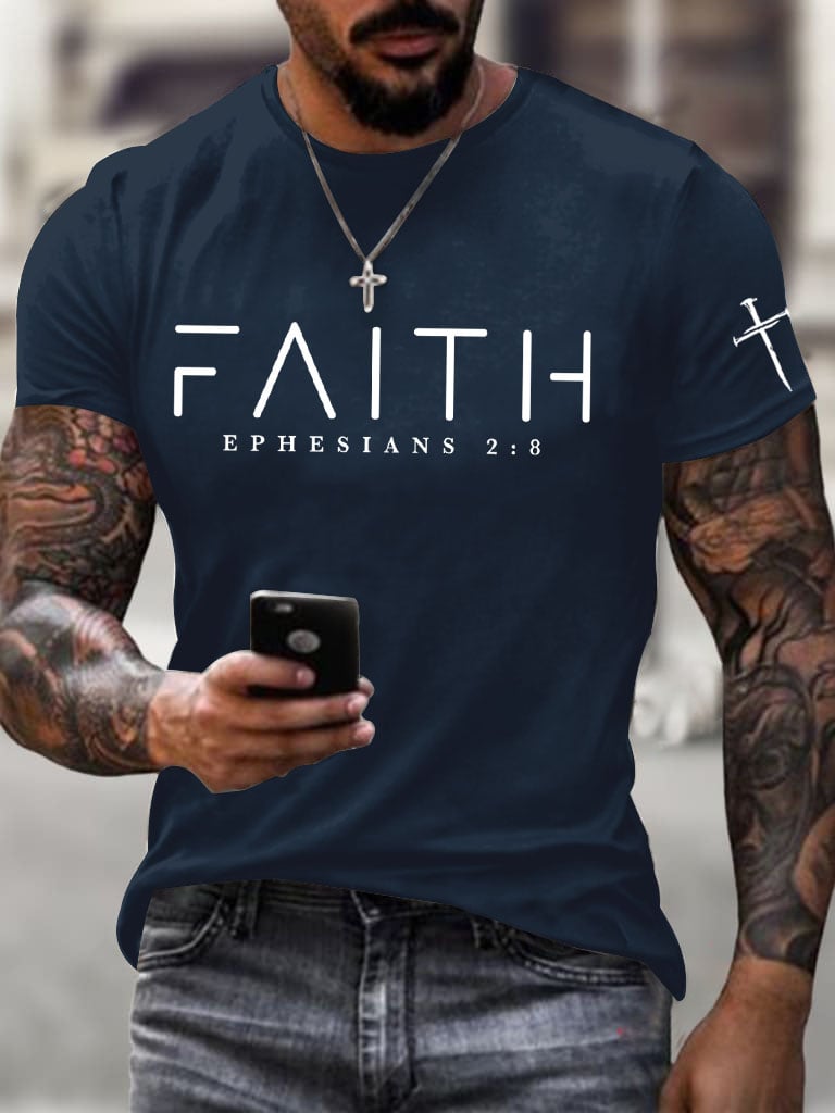 Men's Faith Print T-shirt