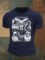 Men's  Retro USA 250th Anniversary Print T-Shirt