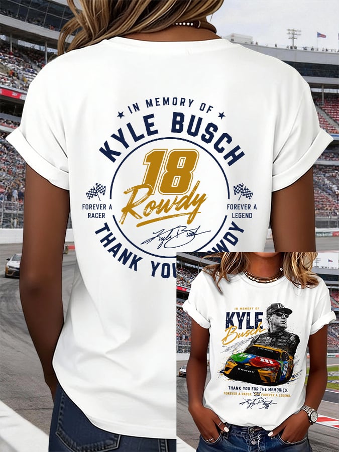 Women's Racing Legend Memorial Print T-shirt