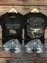 Women's Racing Printed Casual Top