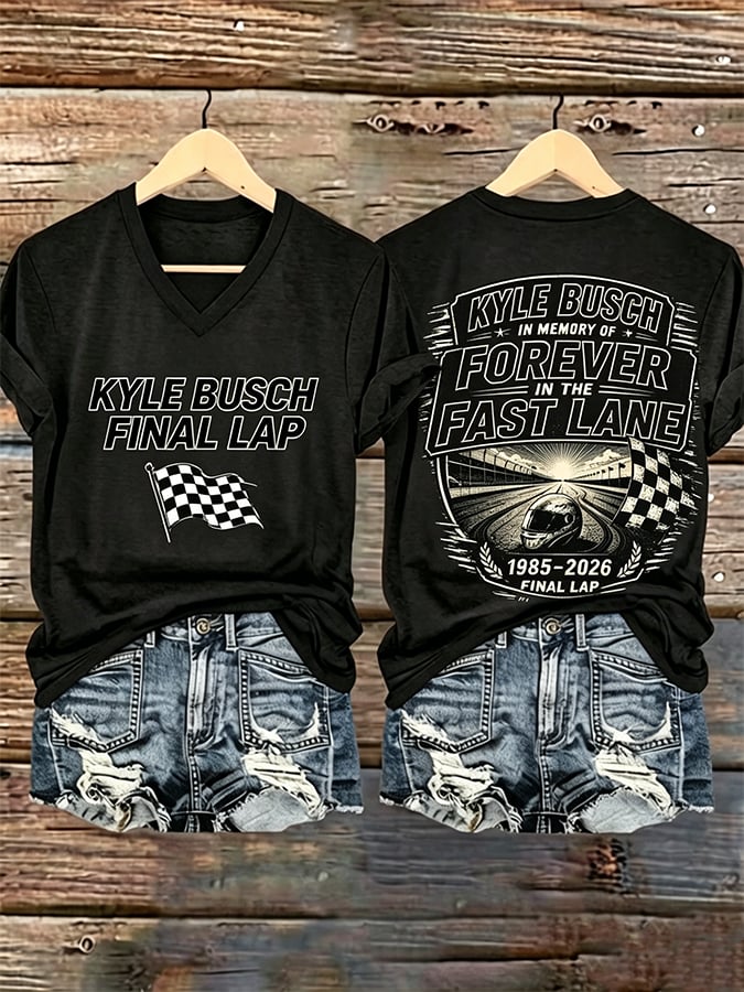 Women's Racing Printed Casual Top