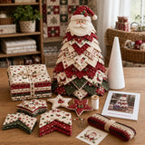 ✅ 🔥 LAST DAY 50% OFF 🎄 DIY Quilted Santa Christmas Tree Kit – Create a Cozy Handmade Holiday Decoration