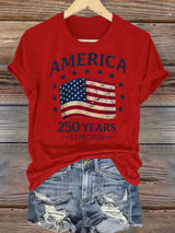 Women's  America 250 Print T-Shirt