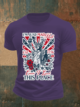 Men's THIS PLACE Round Neck Printed T-Shirt