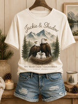 Women's Family Legacy Big Bear Lake California Wildlife Print Tee