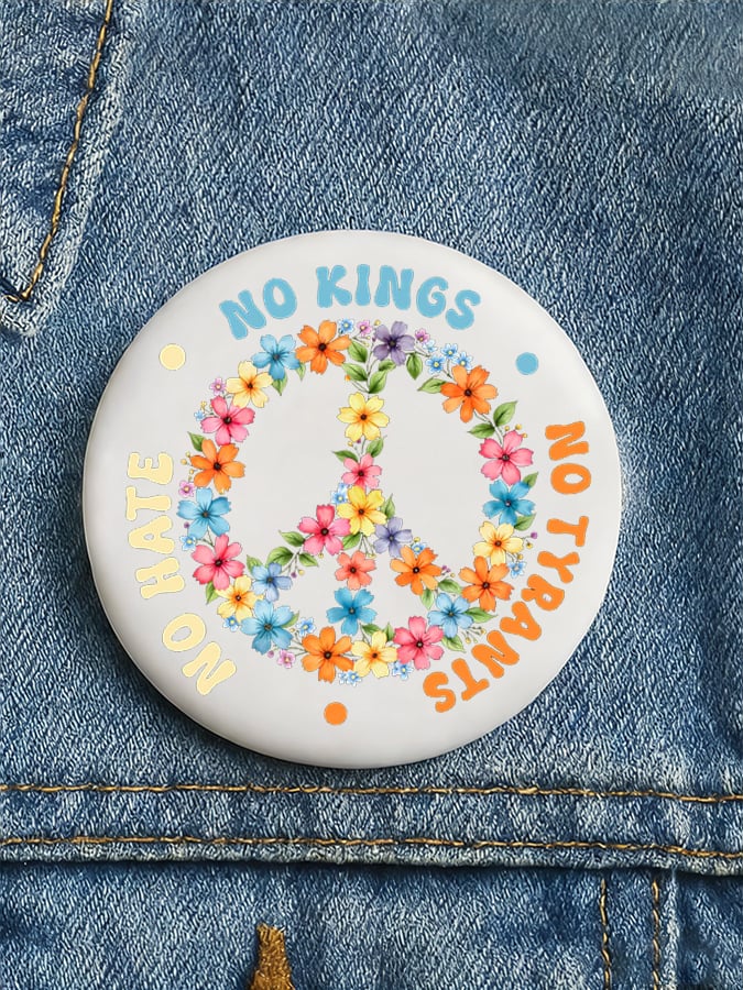 Unisex Rejecting Kings Since 1776 Button