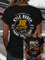 Women's Racing Legend Memorial Print T-shirt