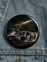 Hot Racing Driver Print Brooch