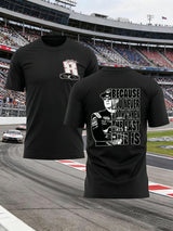 Men's Because You Never Know When The Last One Is Print Round Neck T-shirt
