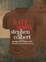 🔥Buy 3 Get 15% Off🔥Men's Retro Last Show Print T-Shirt