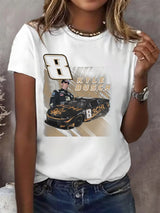 Women's  Racing Print T-Shirt