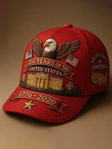 Unisex Retro 250th Anniversary Printed Hat