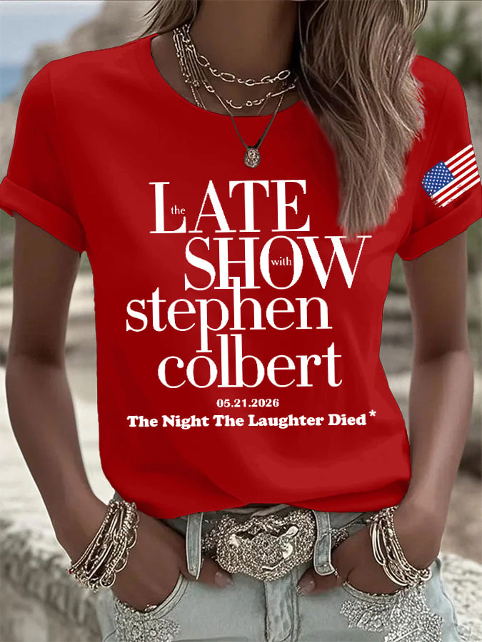 Retro Last Show 05.21.2026 The Night The Laughter Died Print T-Shirt