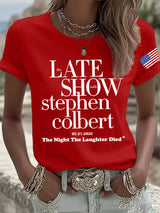 Retro Last Show 05.21.2026 The Night The Laughter Died Print T-Shirt