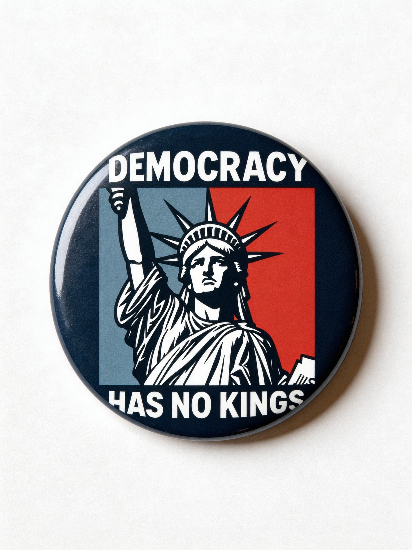 No Kings Pin Button