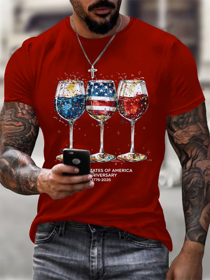 Men's America 250th Anniversary Print T-Shirt