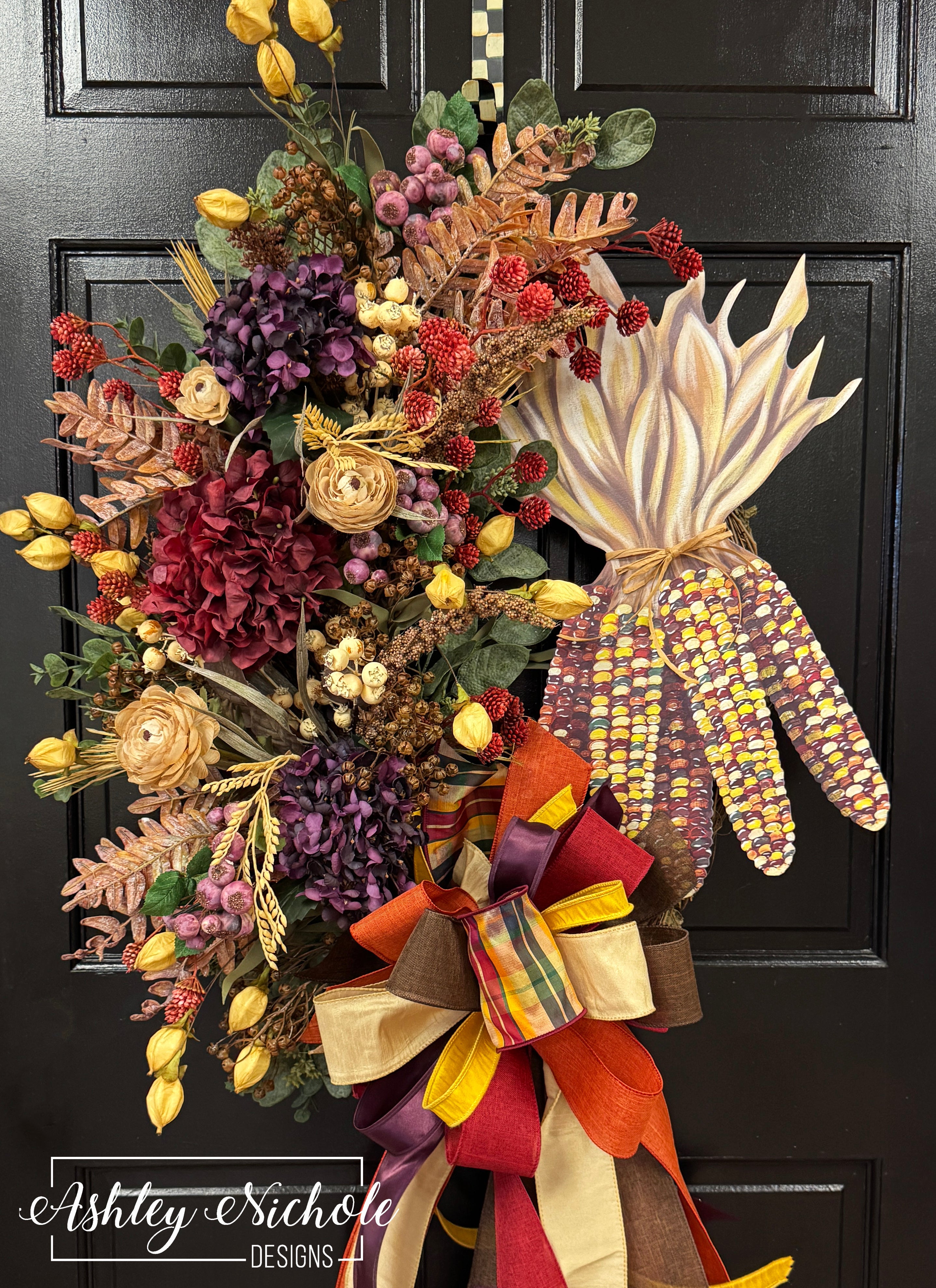 Autumn Corn Bundle Wreath