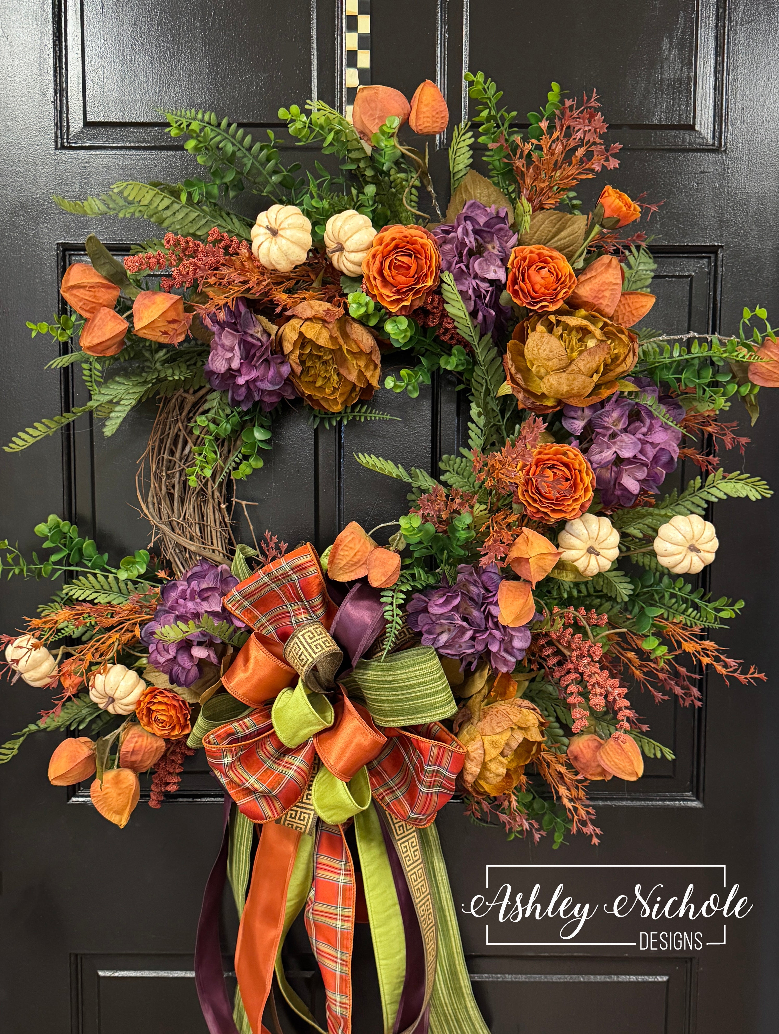 Autumn Glow Round Wreath