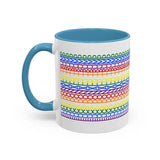 FDT Rainbow Hidden Meseage Tea Cup, Funny Meme FDT Trending Mug