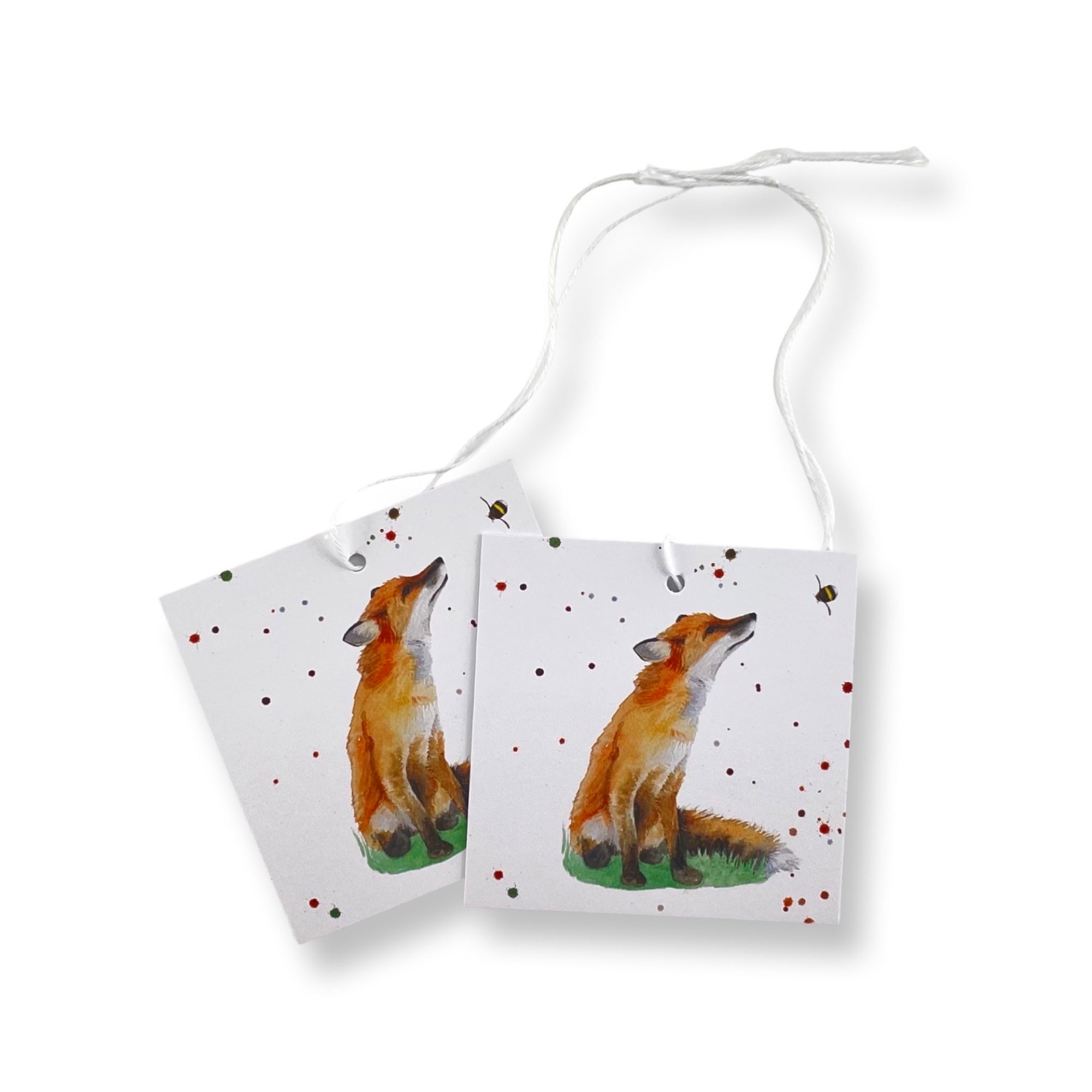 Fox Wrapping Paper and Tags