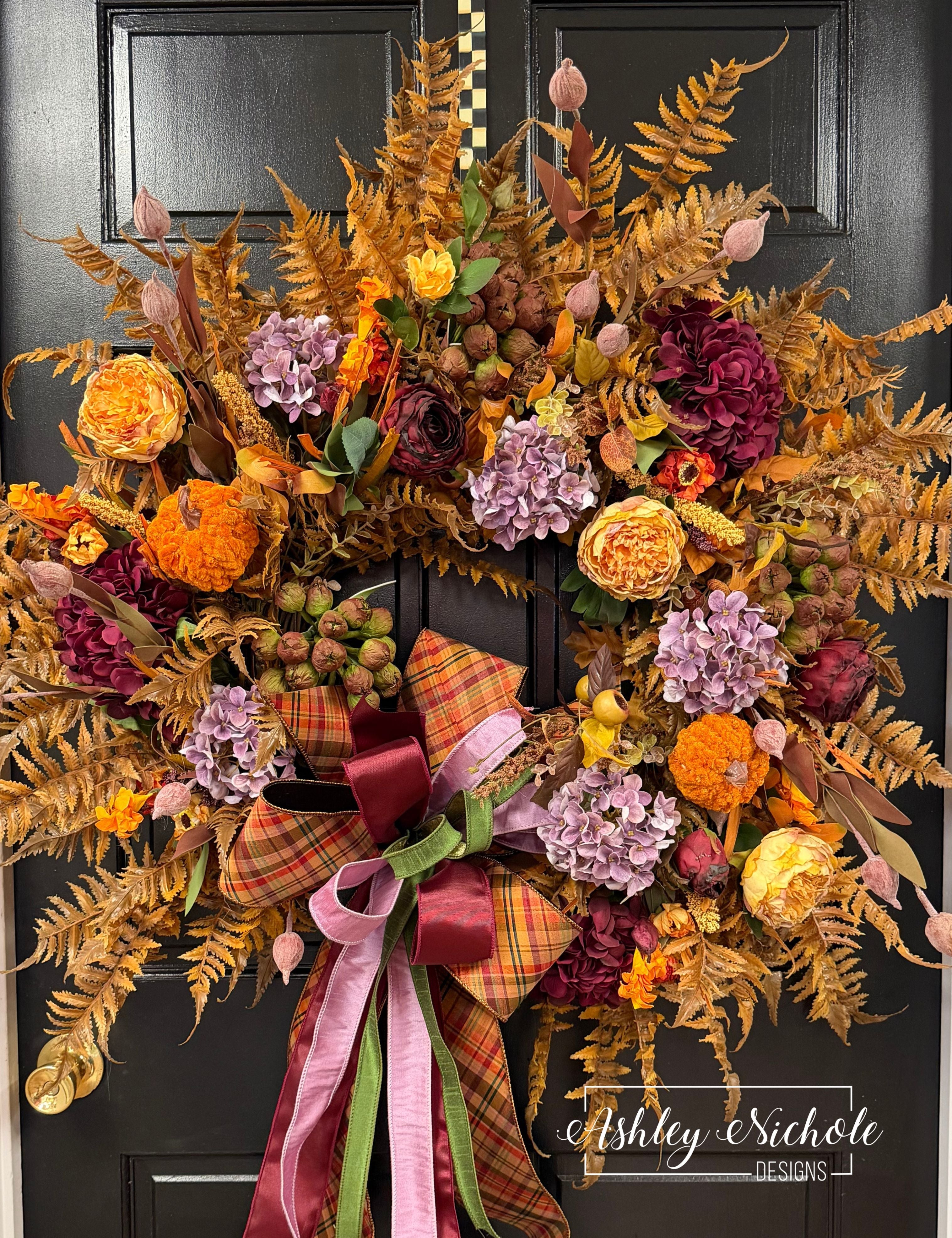 Enchanted Autumn Round Wreath (OVERSIZED)