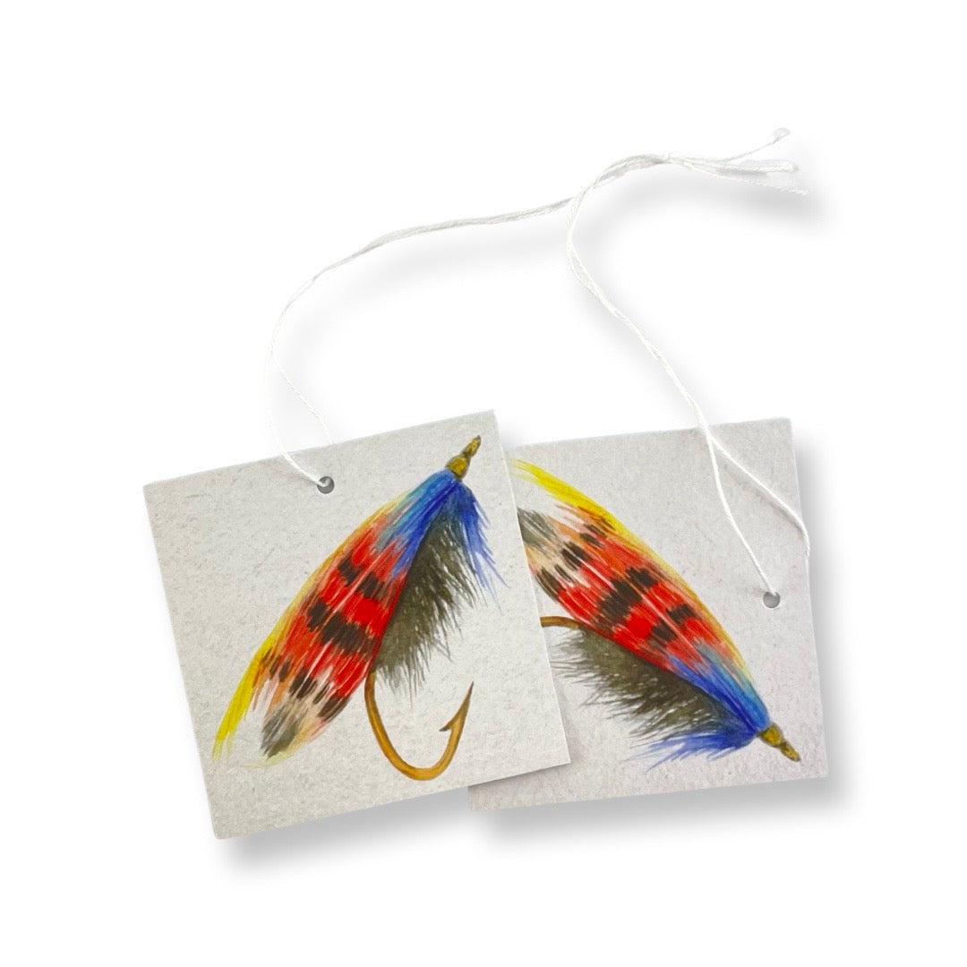 Fish Wrapping Paper and Tags