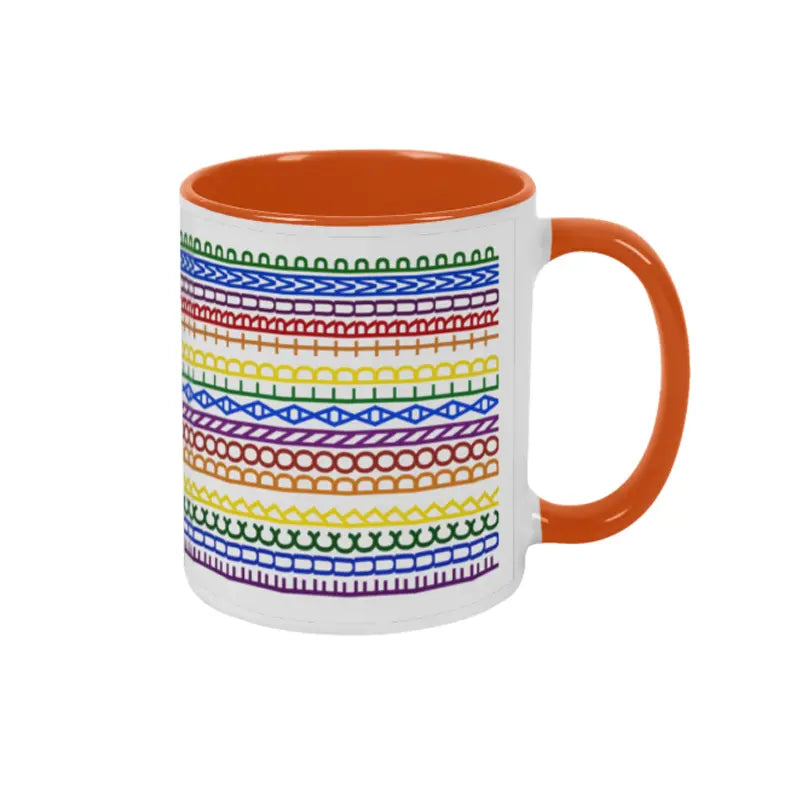 FDT Rainbow Hidden Meseage Tea Cup, Funny Meme FDT Trending Mug
