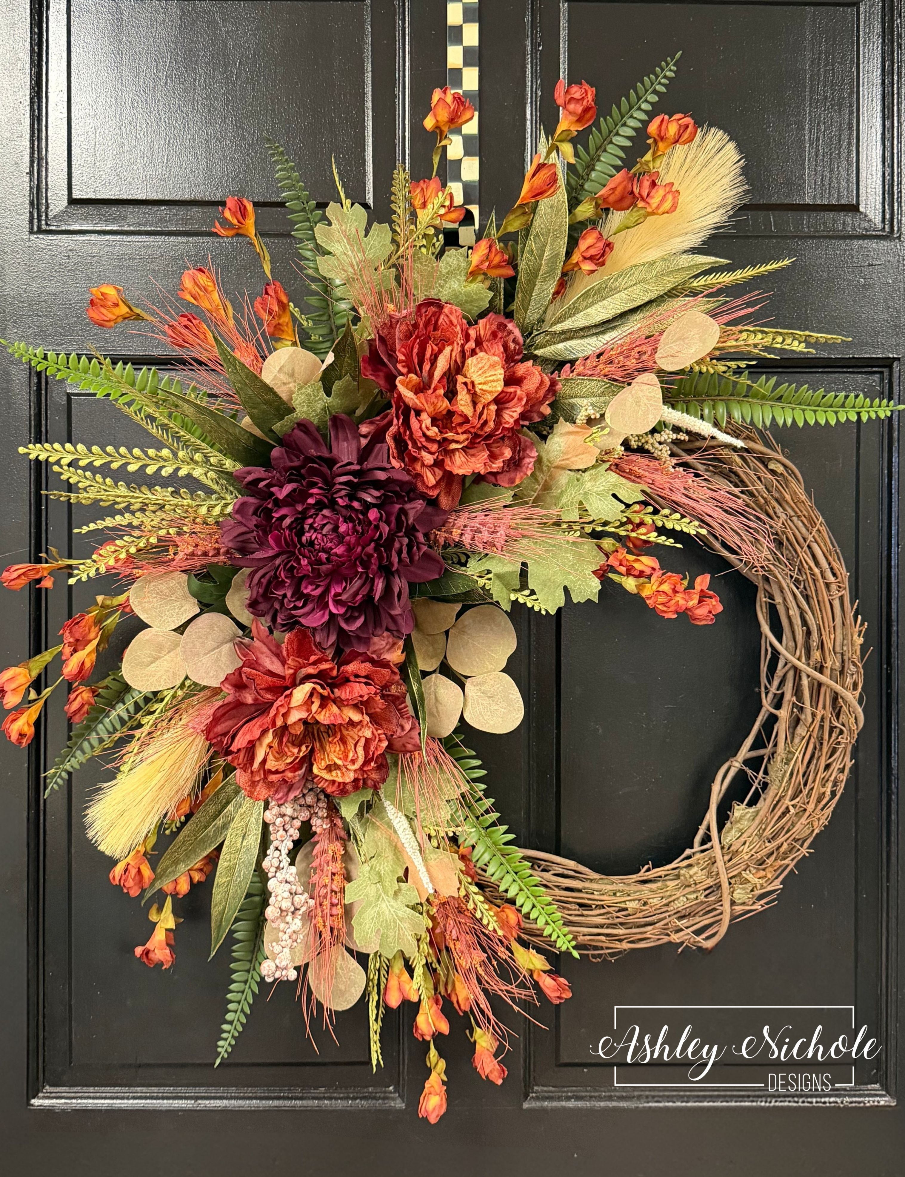 Peaceful Autumn Embers Wreath
