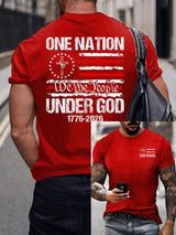 Men's Casual Printed Short-Sleeve T-Shirt