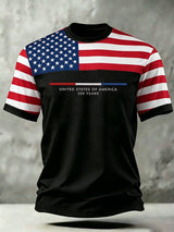Men's Retro 250th Anniversary Printed Short-Sleeve T-Shirt