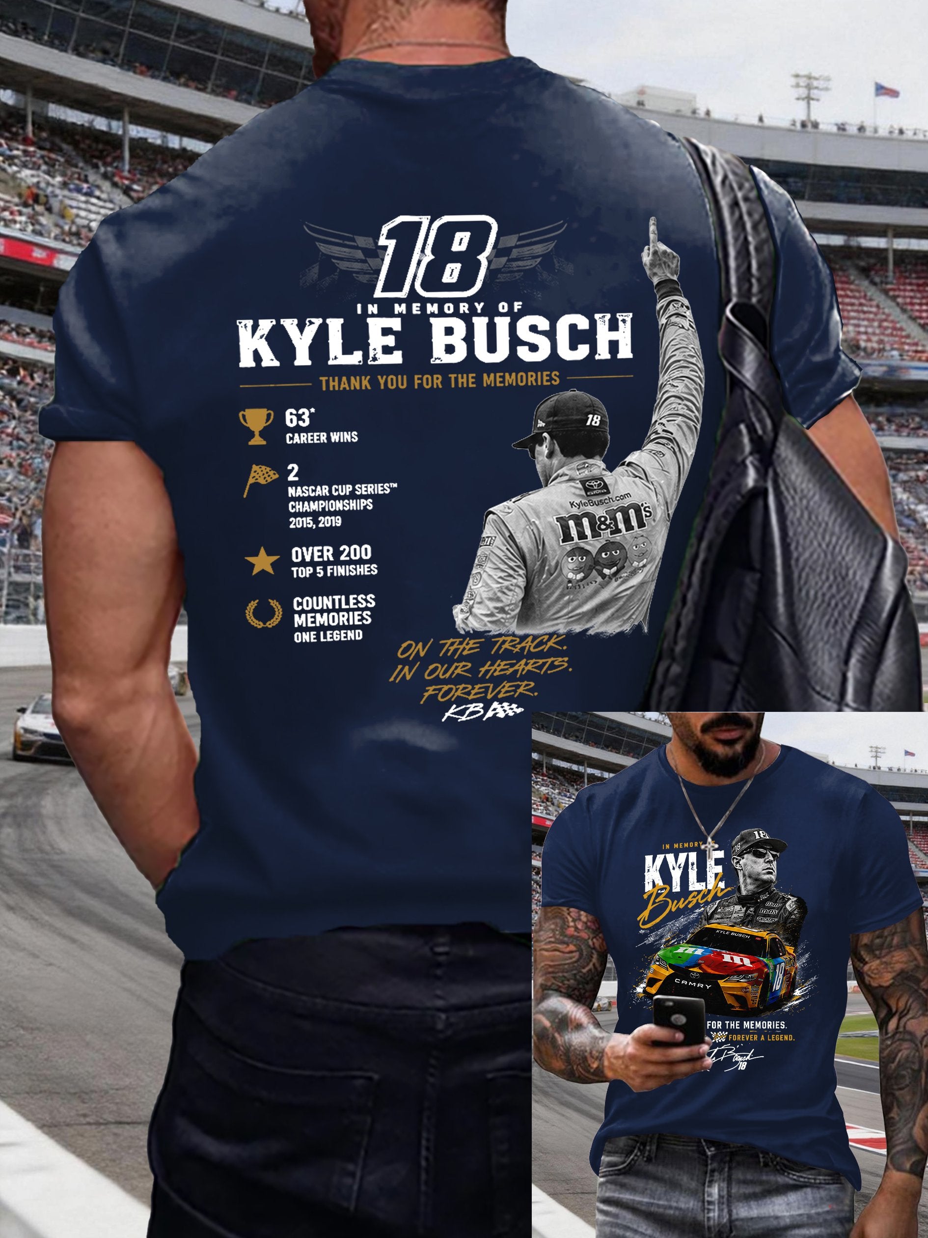 Men's Racing Legend Memorial  Print T-Shirt