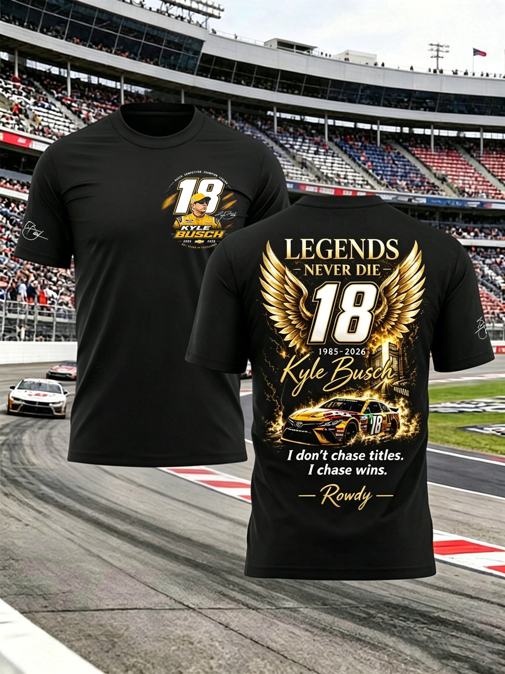 Men's Commemorative Racing Driver Print T-Shirt