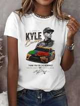Women's  Racing Print T-Shirt