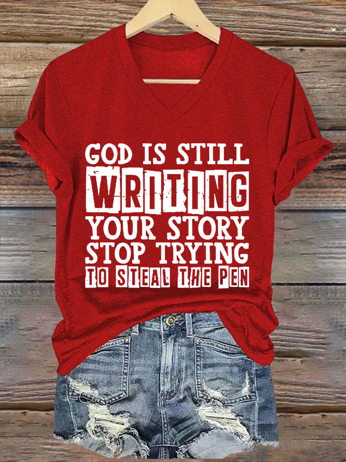 Women'S Casual Faith Short Sleeve T-Shirt