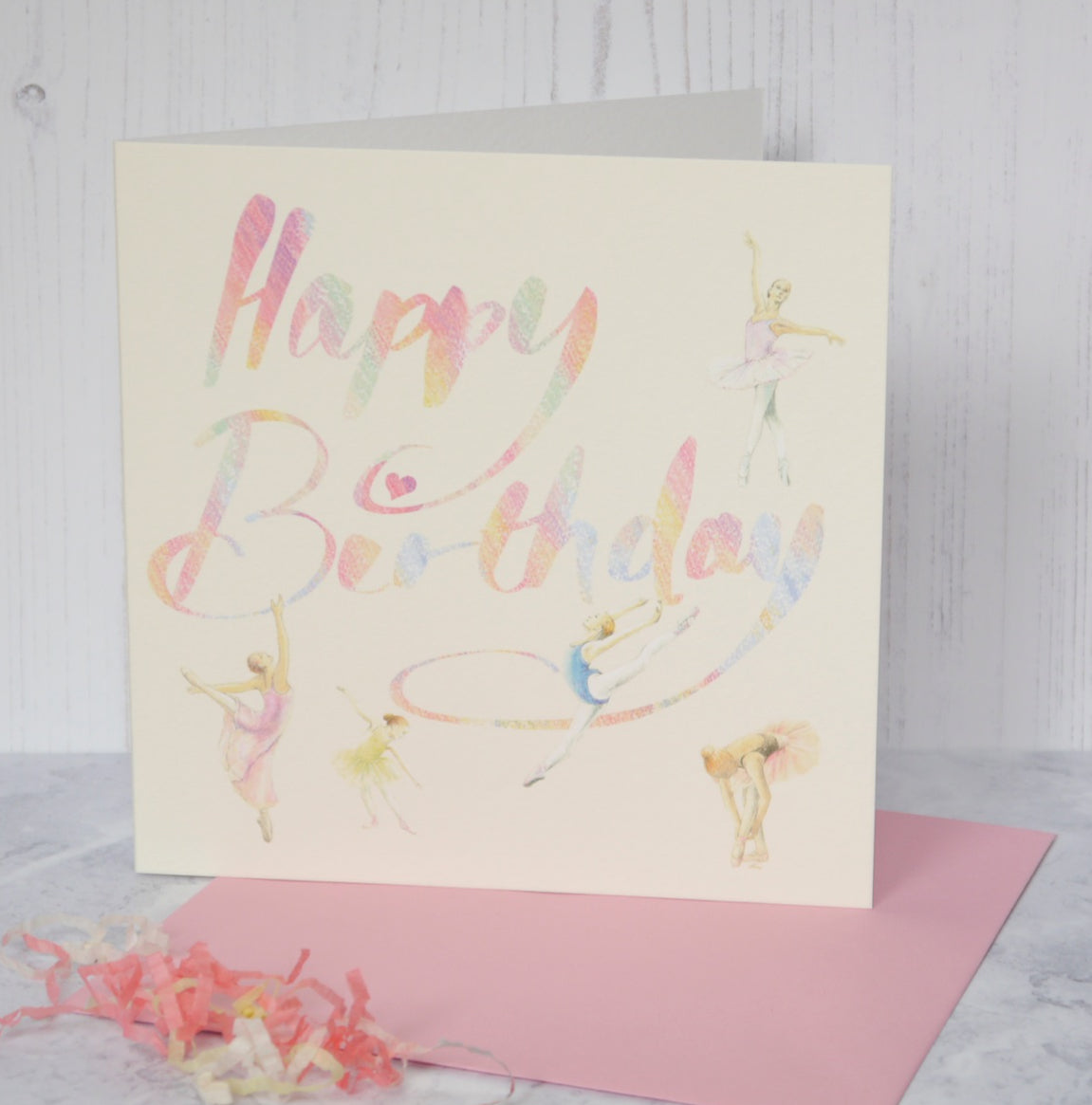 Ballet Dancers Birthday Card