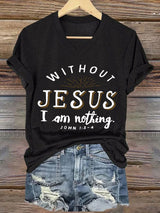 Women'S Casual Faith Short Sleeve T-Shirt