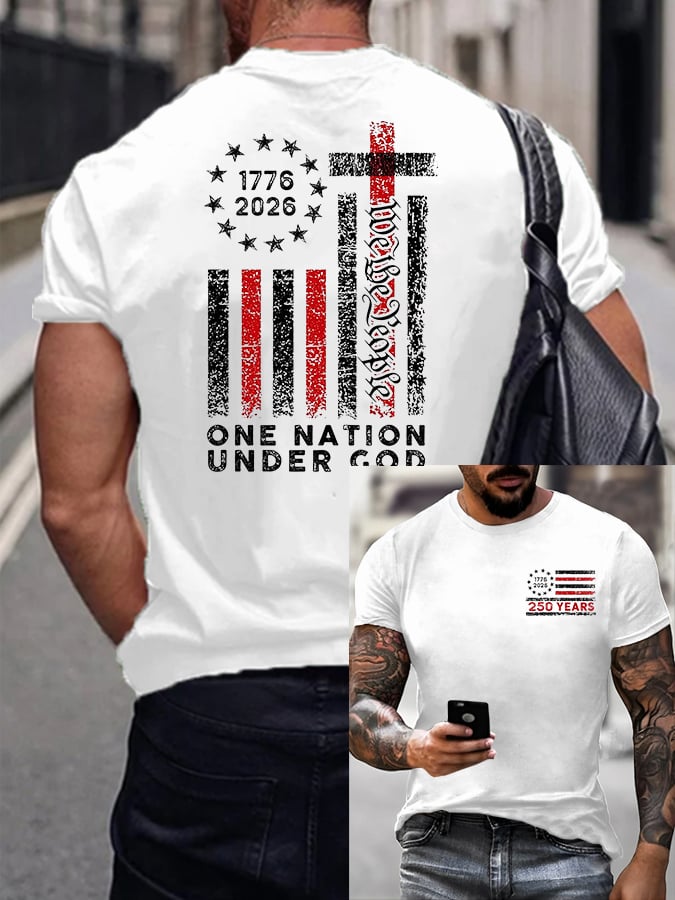 Men's Casual Printed Short-Sleeve T-Shirt