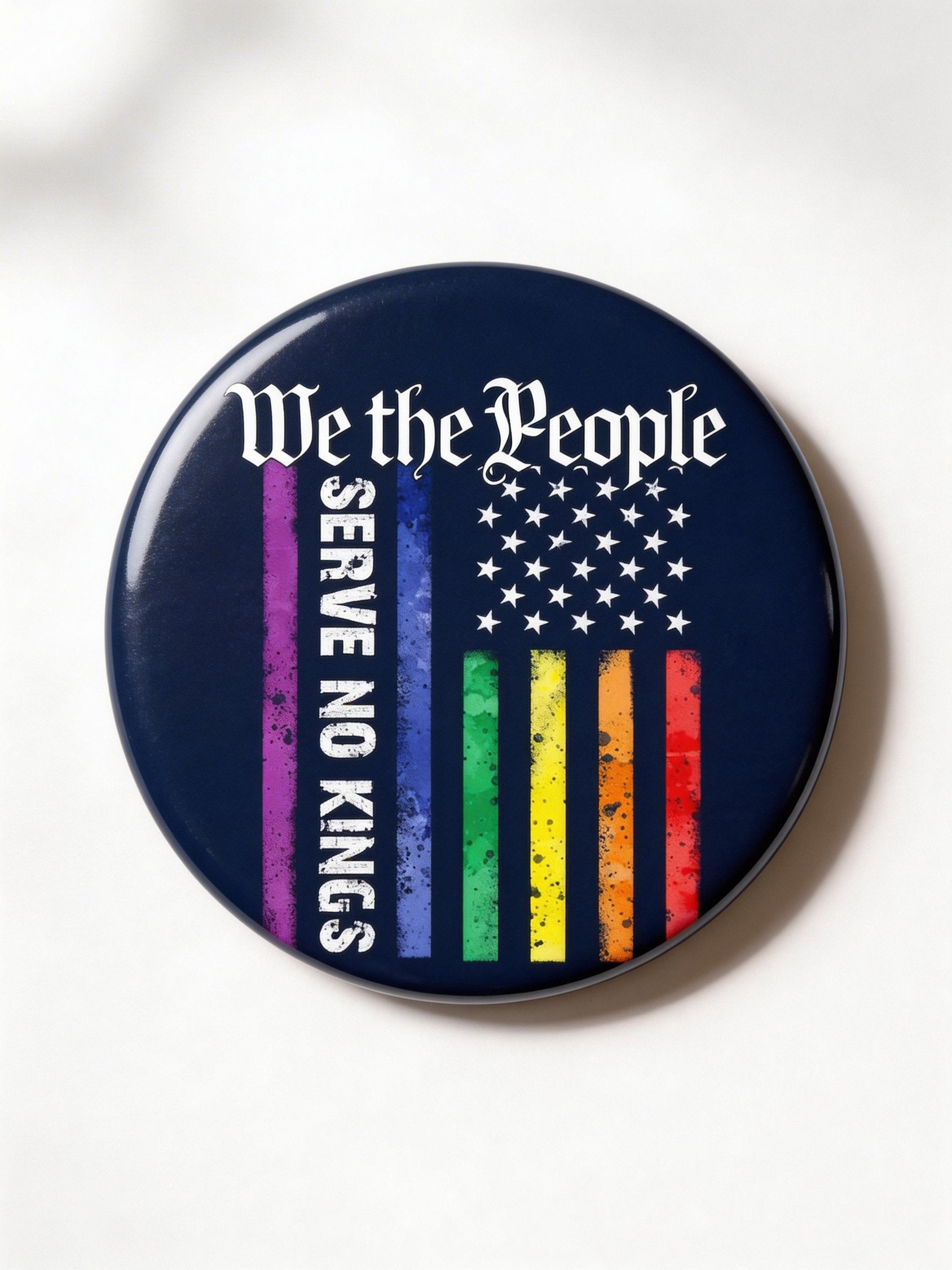 No Kings Pin Button