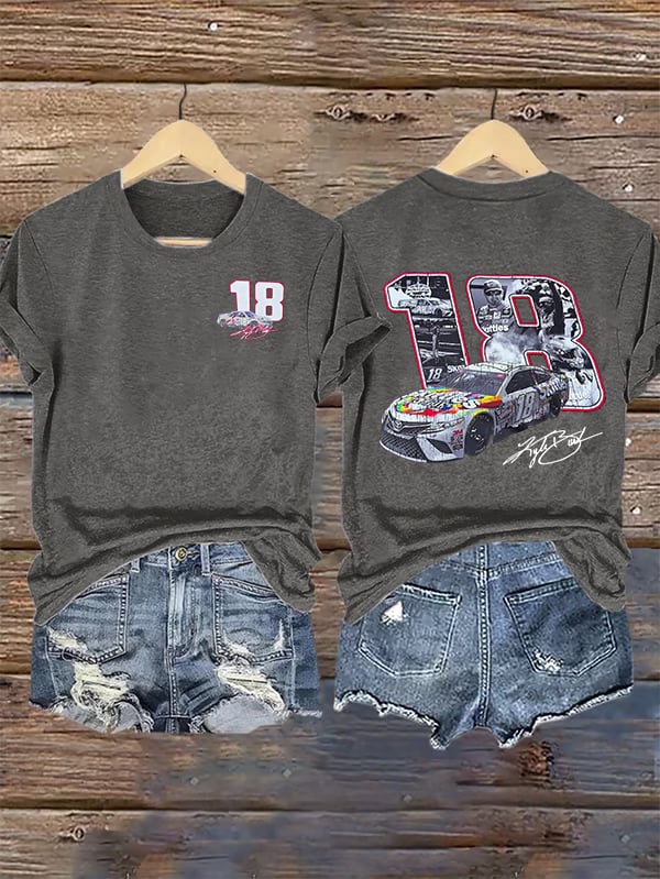 Women's  Racing Print T-Shirt